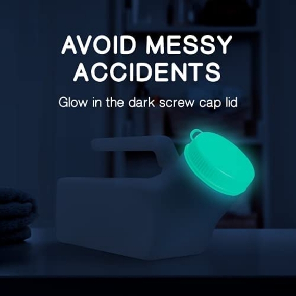 MEN'S SPILL PROOF PORTABLE LARGE CAPACITY URINAL 35oz. NWT - Picture 6 of 9